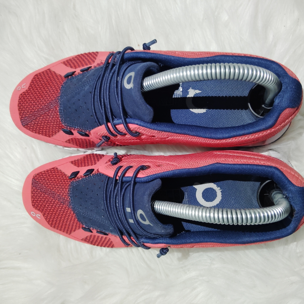 On Running Women's Pink and Blue Running Shoes - Picture 9 of 10